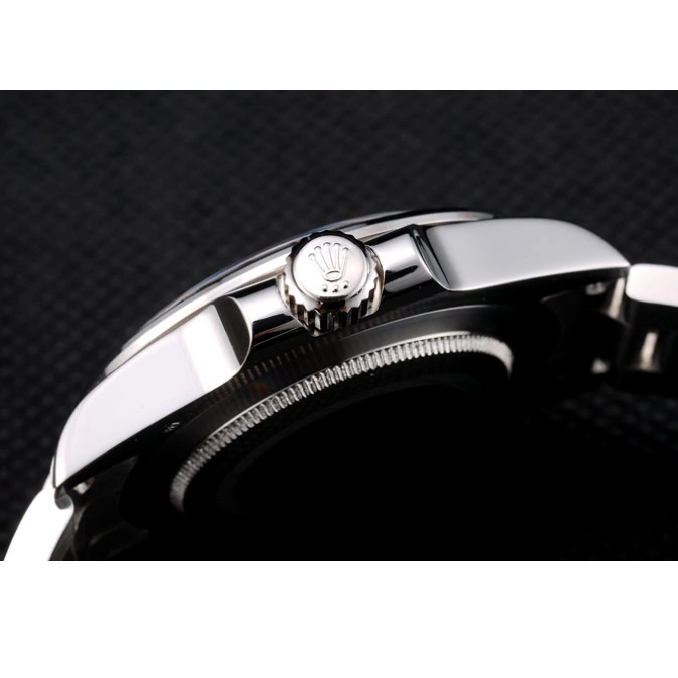 Aaa replica watch Dial Explorer Bezel White Rolex Stainless Watch Steel 0709
